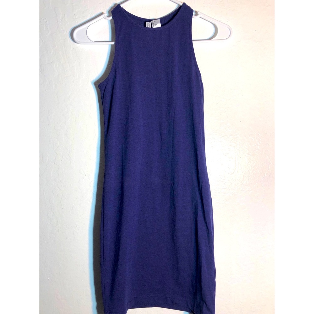 Sleeveless jersey straight bodycon dress